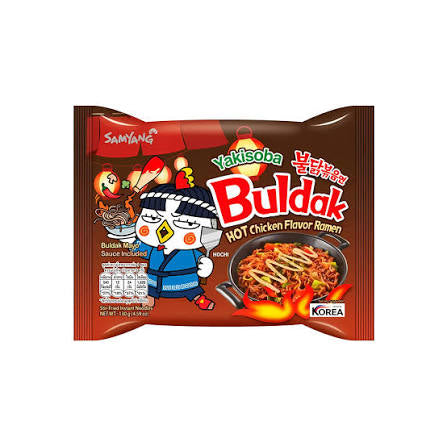 Samyang Buldak Yakishoba Spicy Ramen (125g) (Korea)