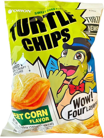 Orion Turtle Chips Sweet Corn (160g) (Korea)
