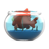 Kidrobot x The Simpsons Blinky in Fish Bowl 5 1/2-Inch Vinyl Art Figure