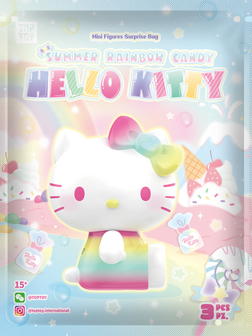 Top Toy Hello Kitty Summer Rainbow Candy & Mini Figure Surprise Bag