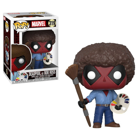 Funko POP! Marvel: Deadpool as Bob Ross 319