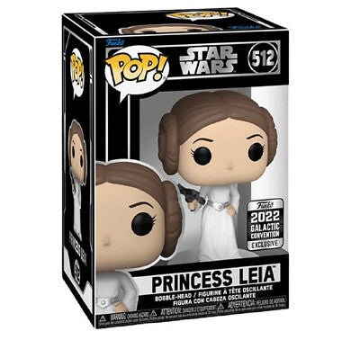 Funko POP! Star Wars: Princess Leia 512 (Funko 2022 Galactic Convention Exclusive)