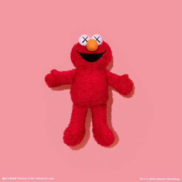 KAWS Style Elmo Plush Keychain | Water Parade – POP SHOP & GALLERY