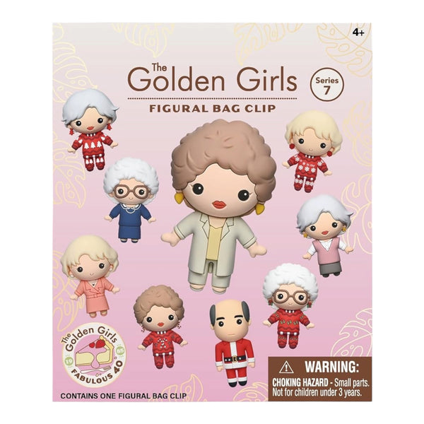 Golden Girls Series 7 Mystery 3D Foam Bag Clip – Blind Bag – POP