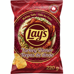 Lays Turkey Dinner - Limited Edition - Holiday Table - 220g - Canada