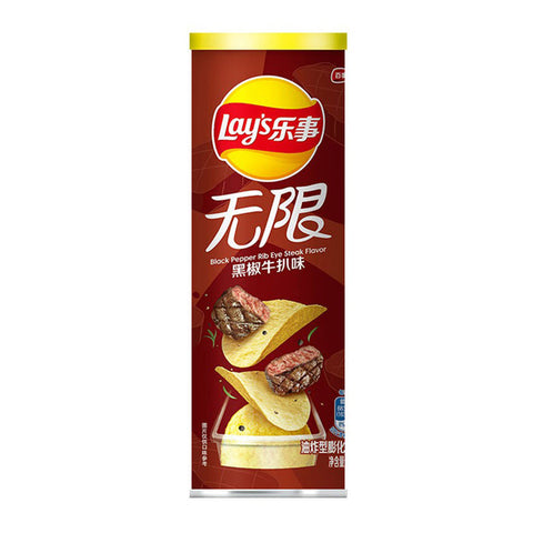 Lay's Black Pepper Ribeye Steak (104g) (China)