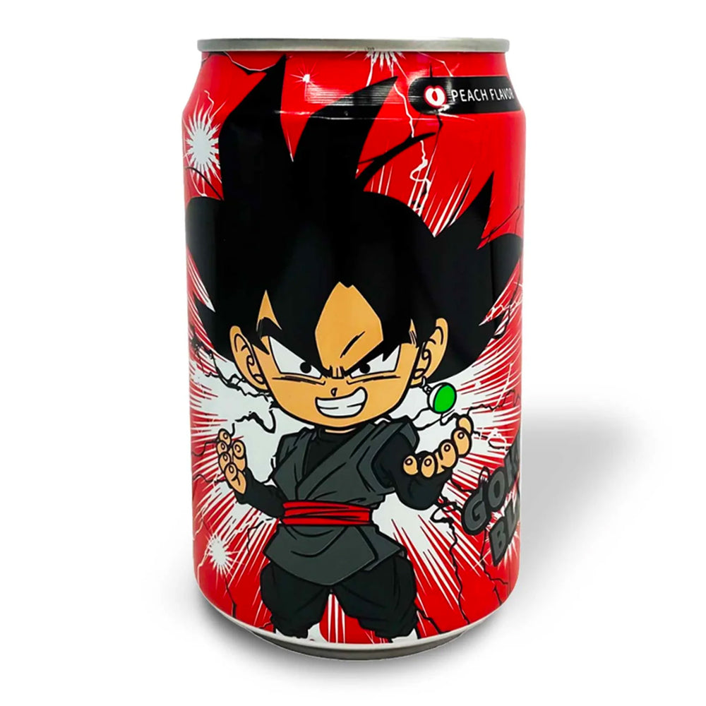 Ocean Bomb Dragon Ball Z Black Goku Sparkling Water Peach