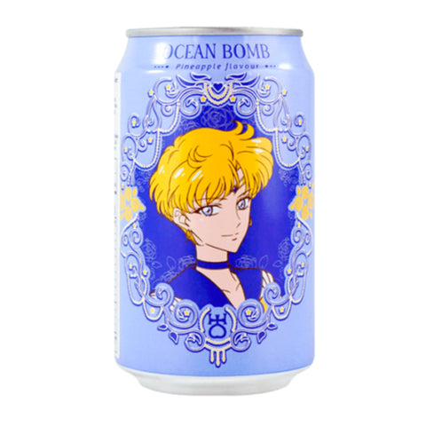 Ocean Bomb Sailor Moon Sparkling Water Pineapple Flavor (330ml) (Taiwan)