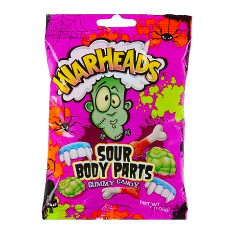 Warheads Sour Body Parts (106g)