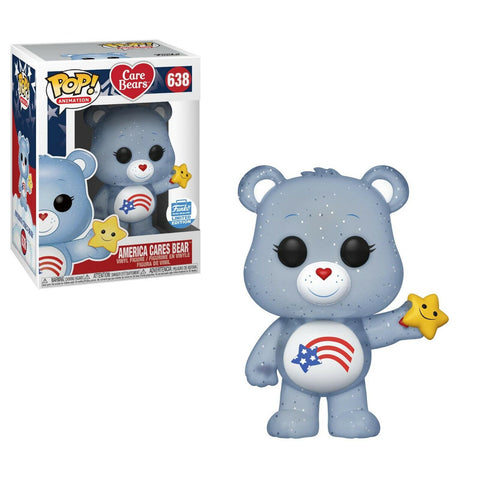 Funko Pop Animation Care Bears America Cares Bear 638 Funko-shop.com LIMITED EDITION