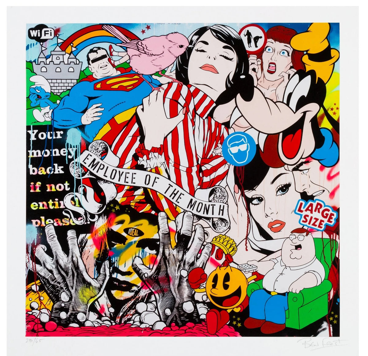 Ben Frost Rfb Ben Frost - Employee of the Month Fine Art Print (Framed) – POP SHOP ...
