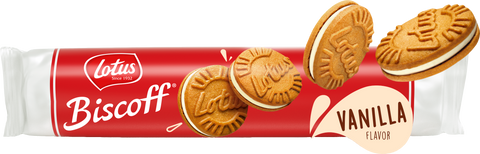 Lotus Biscoff Sandwich Cookies Vanilla (150g)(Belgium)