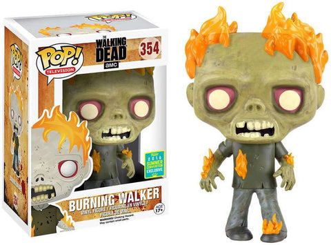 Funko Pop Television The Walking Dead Burning Walker 354 FUNKO 2016 SUMMER CONVENTION EXCLUSIVE