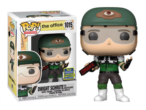 Funko Pop Television The Office Dwight Schrute as Recyclops 1015 Funko 2020 Summer Convention LIMITED EDITION EXCLUSIVE