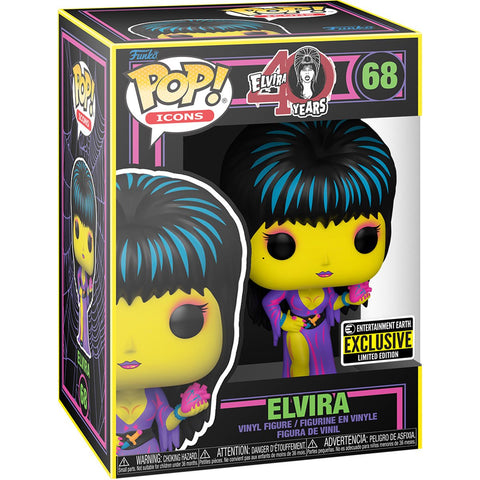 Funko POP! Icons: Elvira 40 Years - Elvira 68 (Entertainment Earth Exclusive)