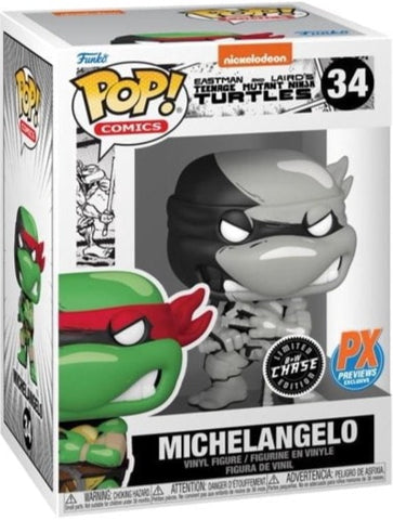 Funko Pop! TMNT Michelangelo #34 CHASE