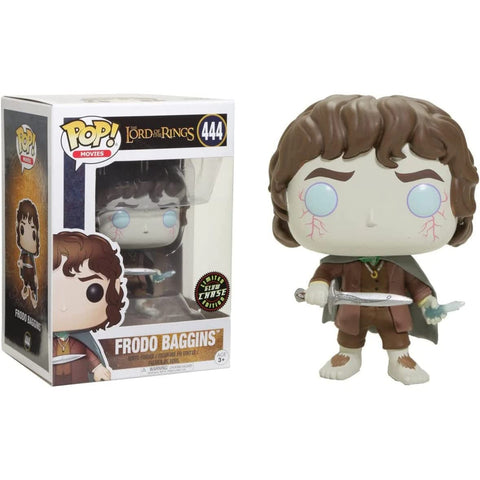 Funko Pop Movies Lord Of The Rings Frodo Baggins 444 LIMITED EDITION GLOW CHASE