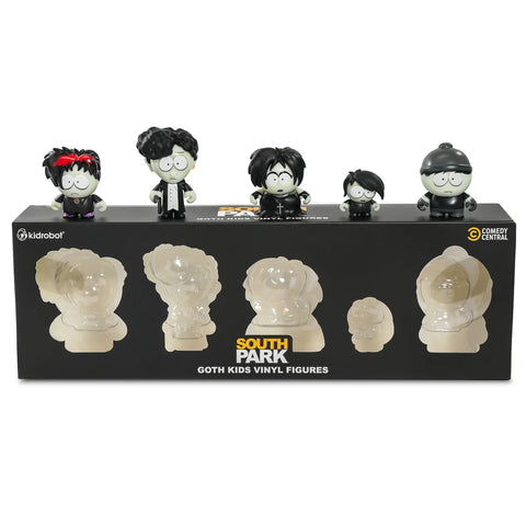 Kidrobot x South Park Goth Kids Vinyl Mini Figures 5-Pack