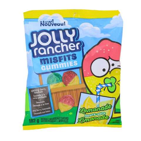 Jolly Rancher Misfit Gummies Lemonade Sours (182g)(Canada)