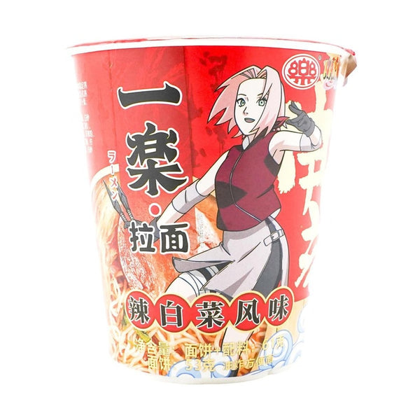 Naruto Sakura Ramen - Spicy Cabbage Kimchi Flavor (2.29 oz, China