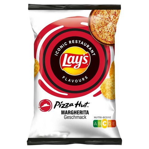 Lays Iconic Restaurant Flavors Pizza Hut Margherita Geschmack (150g) (Denmark)