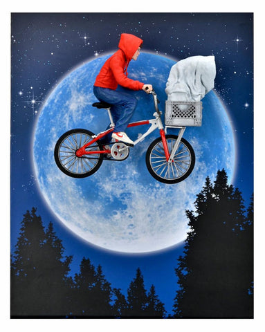 NECA E.T. 40th Anniversary – 7" Scale Action Figure - Elliott & E.T. on Bicycle