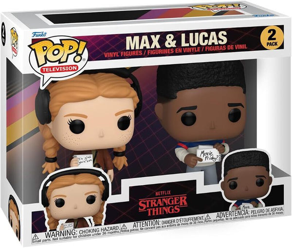 Funko POP! Television: Stanger Things - Max & Lucas 2 Pack – POP