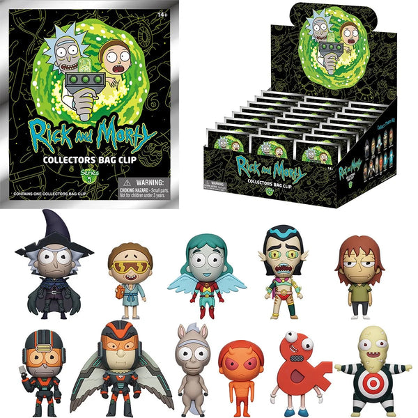 Rick and Morty グッズまとめ売り　フィギュア　アートブック　タグ ✨Rick & Morty 10th Anniversary S5 3D Bag Clip | PopShopLife – POP