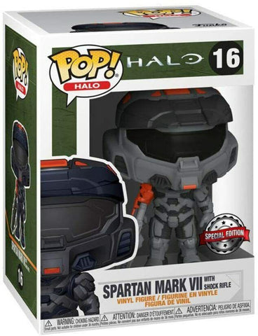 Funko Pop Halo Spartan Mark VII With Shock Rifle 16 Only @ GameStop