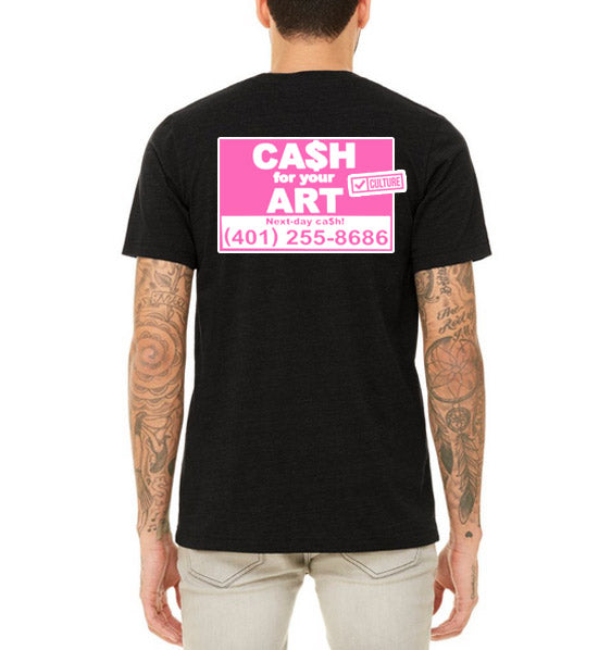 tidsskrift Brun eksistens Pop Shop Ca$H for Your Art Tshirt (LIMITED 1st Edition) – POP Shop & Gallery